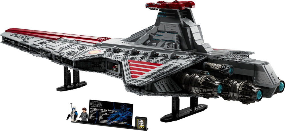 LEGO Star Wars: Республиканский ударный крейсер класса Венатор 75367 — Venator-class Republic Attack Cruiser — Лего Звездные войны Стар Ворз