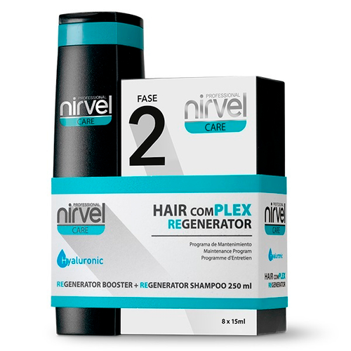 Восстанавливающий комплекс для волос (сыворотка-бустер + шампунь) Nirvel Hair Complex Regenerator Pack