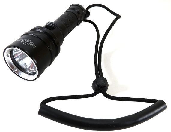 Фонарь подводный Огонь H-618 теплый свет