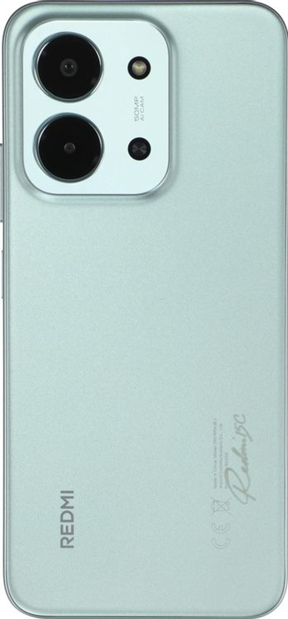6.9" Смартфон Xiaomi REDMI 15C 4/256Gb,  NFC,  IPS,  120Гц,  6000мAч,  мятный зеленый