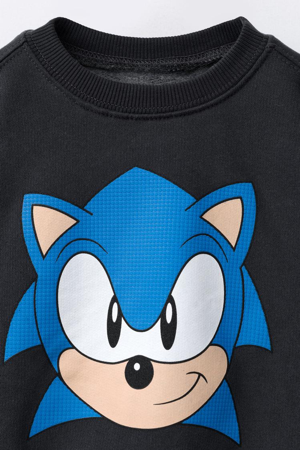 ZARA ТОЛСТОВКА SONIC © SEGA, АНТРАЦИТОВО-СЕРЫЙ
