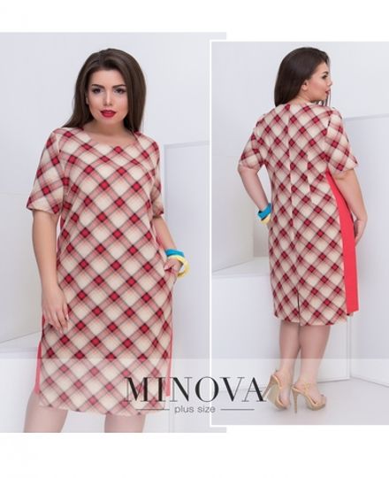 Платье 291-красный Minova Фото 2
