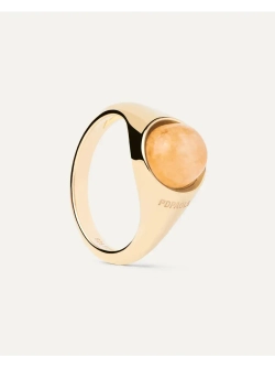 Кольцо Moon Yellow Aventurine