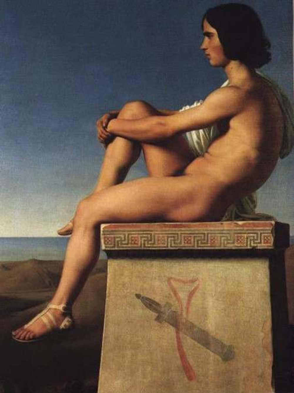 Jean-Hippolyte Flandrin  - эротическое искусство художника Жана-Ипполита Фландрина. 18+