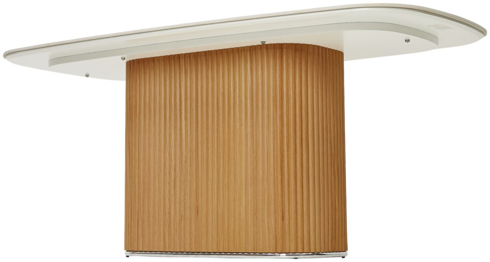 Стол М-City DISAUR Тампа (Tampa) 180 Белый, керамика, Oak