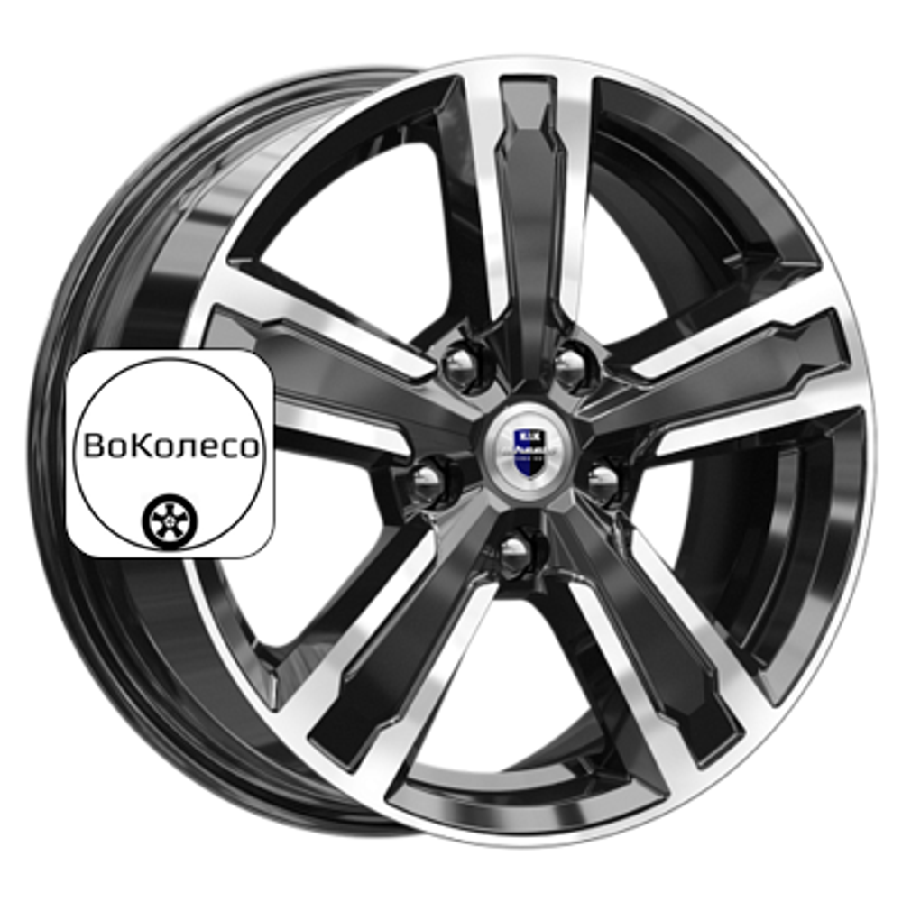6,5x16/5x114,3 ET45 D67,1 Оклахома (КС998) Алмаз черный K&K