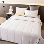 Одеяло SM Всесезонное SM002 черно-белый кант 180*215 см