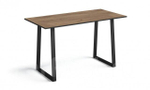 Обеденный стол ЛОФТ Slide NEW Крафт табачный, Чёрный (снят с продажи)