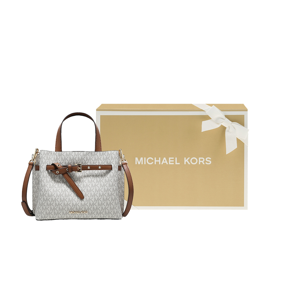 Сумка MICHAEL KORS MK Emilia Logo, 35H0GU5S1B-VANILLA