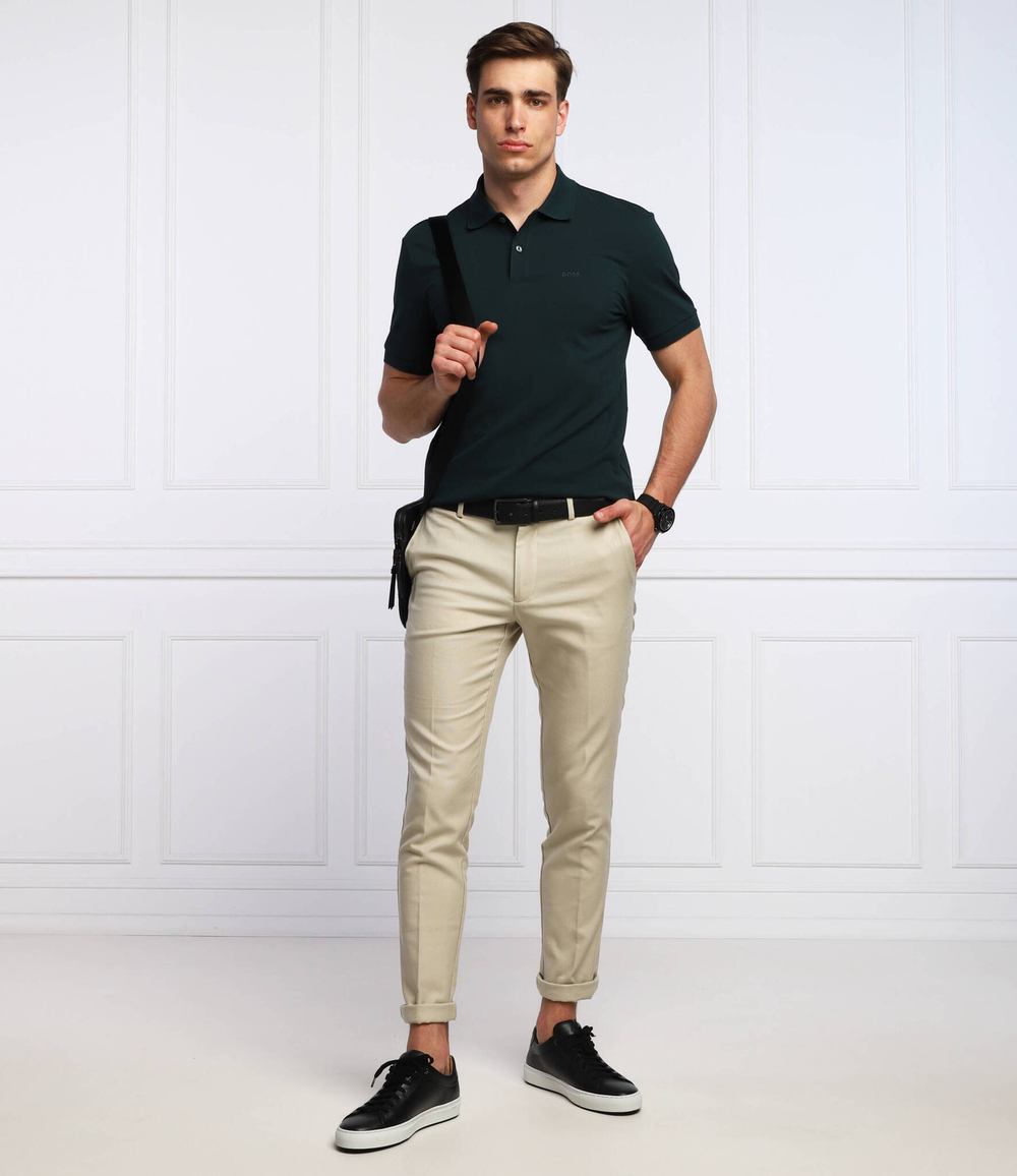 поло pallas BOSS BLACK - зеленый(50468362)