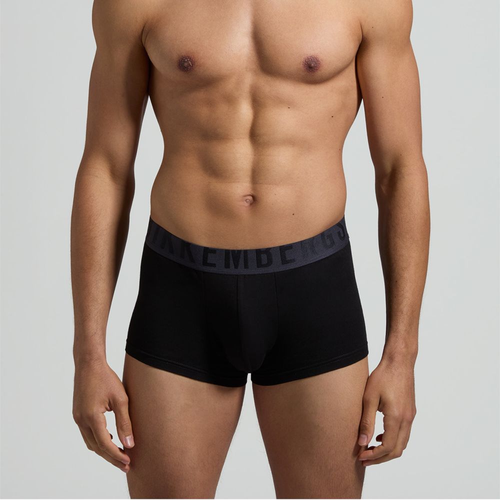 Мужские трусы хипсы (черный, красный) набор 2 в 1 Bikkembergs CUT BKK51UTR22BI/2