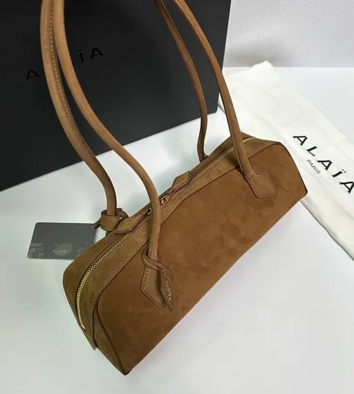 Сумка ALAIA LE TECKEL MEDIUM из нубука