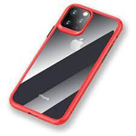 Накладка iPhone 11Pro (5.8") силикон transp кнопки Red Coblue
