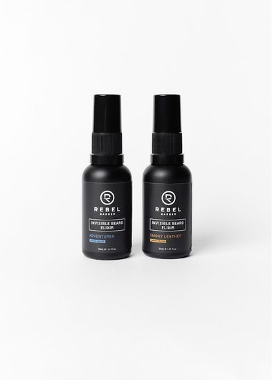 Премиальный эликсир для бороды REBEL BARBER Invisible beard elixir Smoky Leather 30 мл