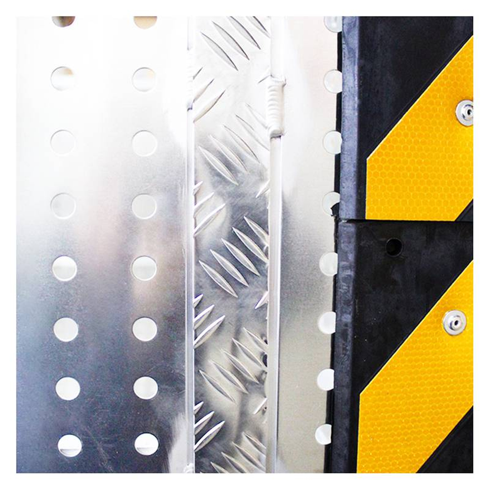 Люлька подвесная алюминиевая MEGAL ЛПА - 2/1 с защитным демпфером сигнального цвета