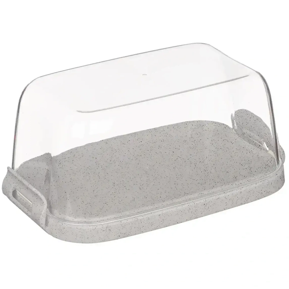 Масленка «Bergamo» (гранит светло-серый)