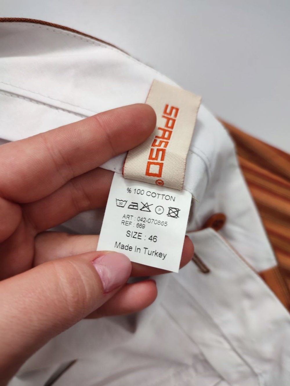 Брюки Sprasso из хлопка 46 размер, новые