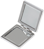 Зеркало карманное квадратное "чёртик" DEWAL BEAUTY MR22*