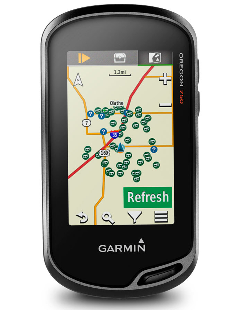 Портативный навигатор Garmin Oregon 750t