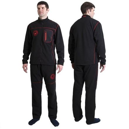 Флисовый комплект Royal Fish черн. р-р  L