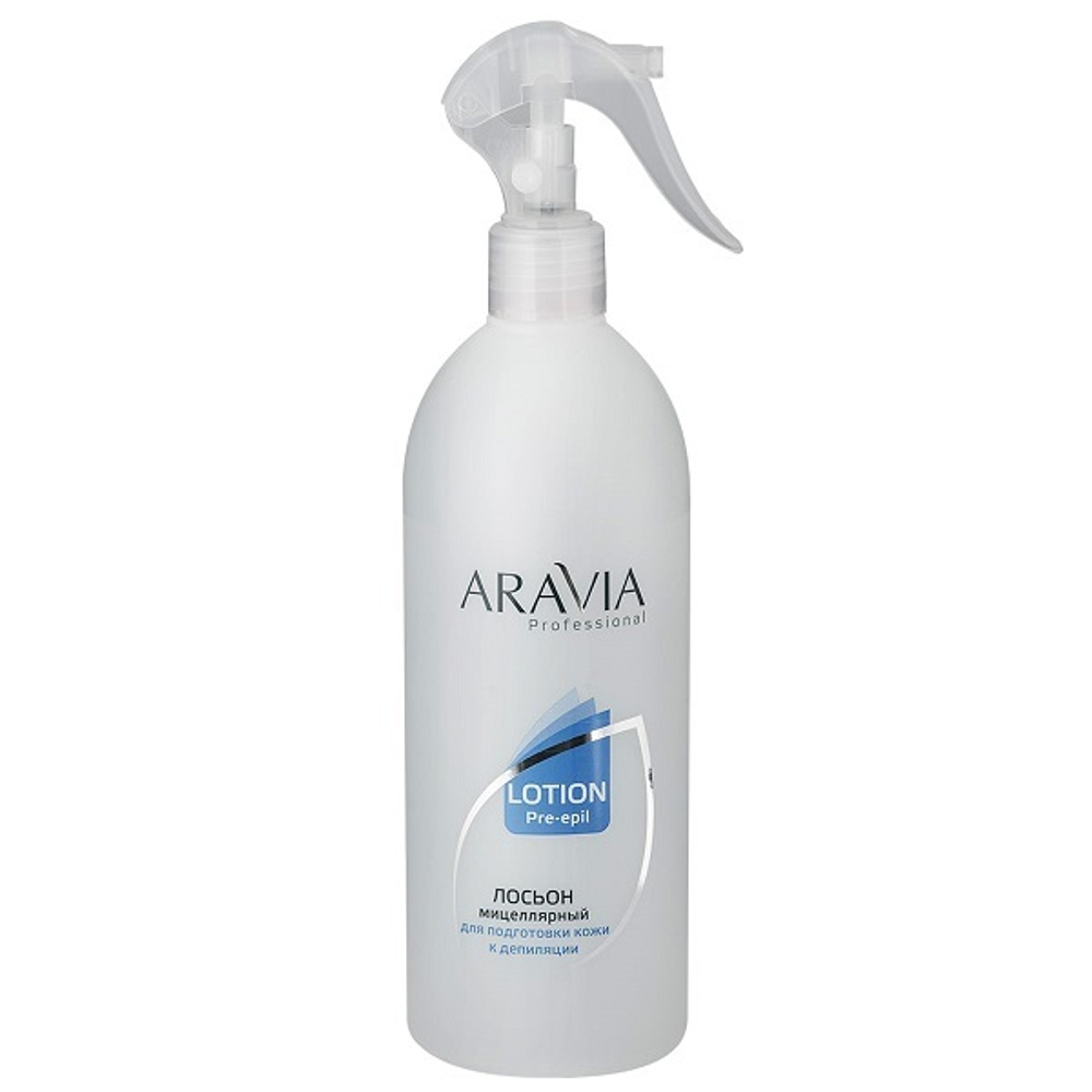 Лосьон мицеллярный для подготовки кожи к депиляции Aravia Professional 500мл