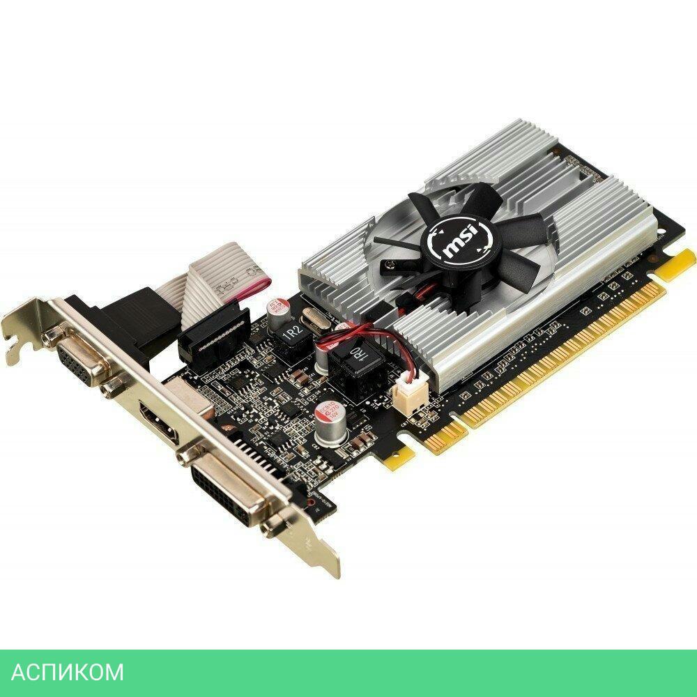 Видеокарта MSI PCIE16 GT210 1GB GDDR3 N210-1GD3/LP MSI