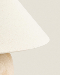 Zara Home Настольная лампа, цвет экрю, 31.5 см