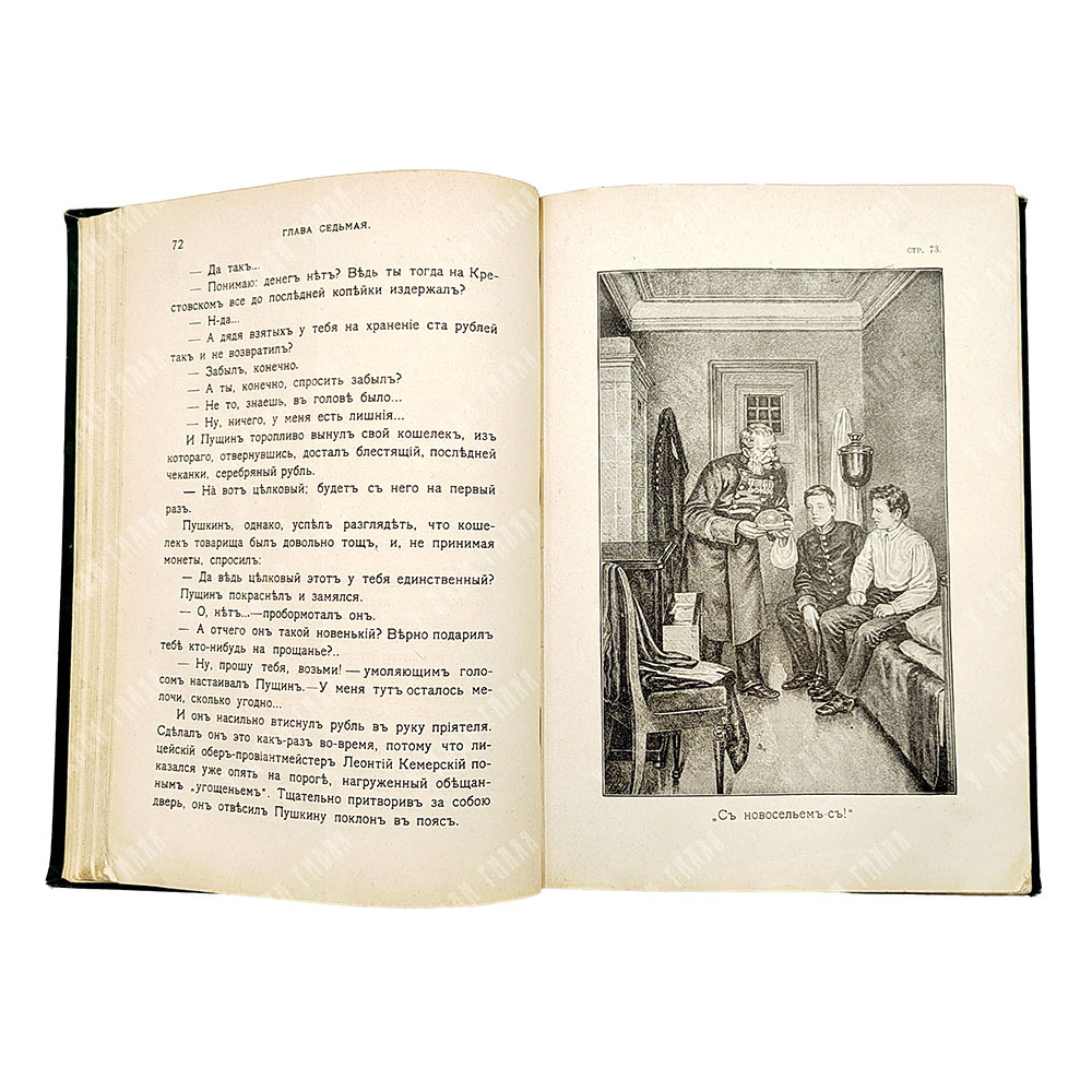 Авенариус В. П. Отроческие годы Пушкина: биографическая повесть. СПБ. Типография М. Меркушева, 1909