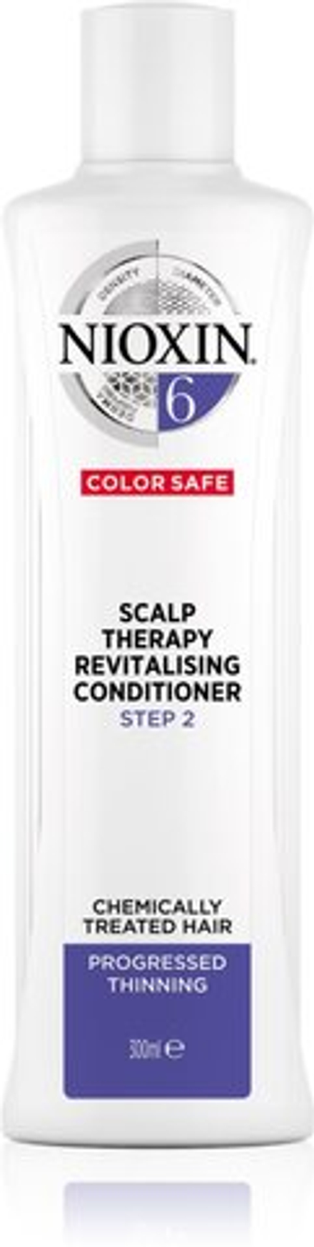 Nioxin System 6 Color Safe Scalp Therapy Revitalising Conditioner - восстанавливающий кондиционер для осветленных волос /   300  ml  / GTIN 8005610498645