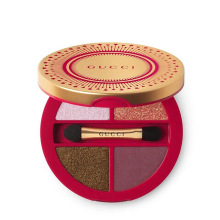 Тени для век GUCCI Lidschatten Palette de Beauté Quatuor Limited-Edition 4 - FESTIVE GLOW