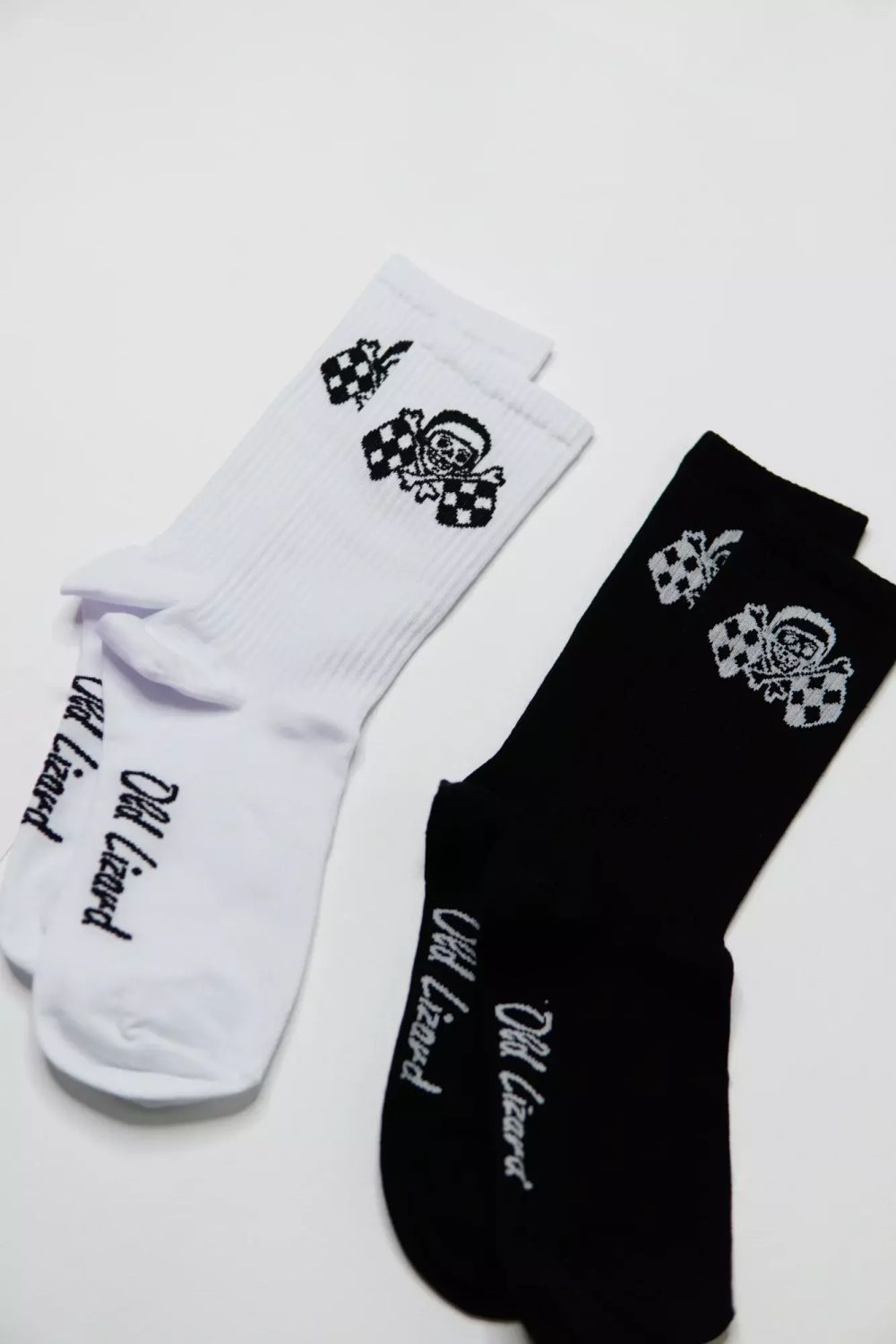 Носки Old Lizard Reaper белые и черные