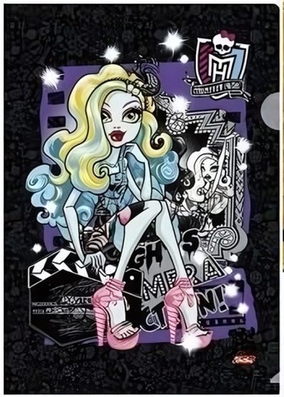 Папка-уголок А4 180мкм "Школа монстров" (Хатбер)