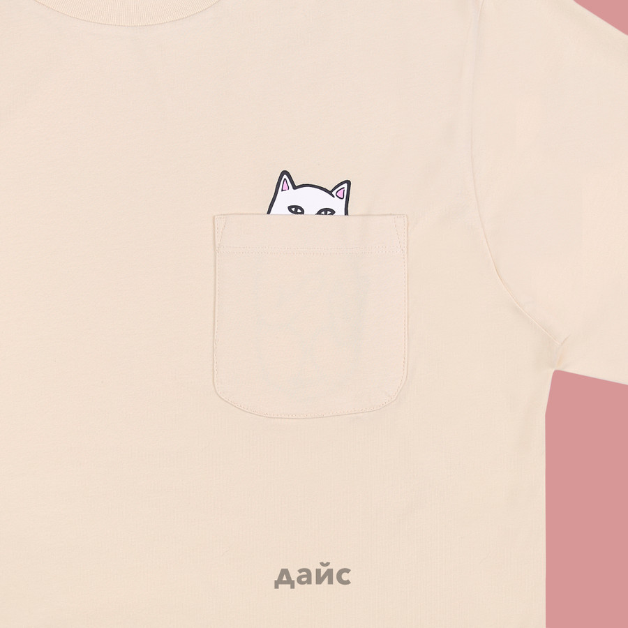 Футболка мужская Ripndip Lord Nermal Pocket Tee артикул:RND9088 - купить в магазине Дайс