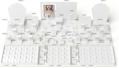 Комплект демонстрационного оборудования из акрила