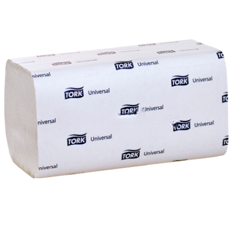 Полотенца бумажные V-сложение 1сл. (250 л.) Tork Universal Singlefold (ZZ) (1/20 шт.) 120108-60