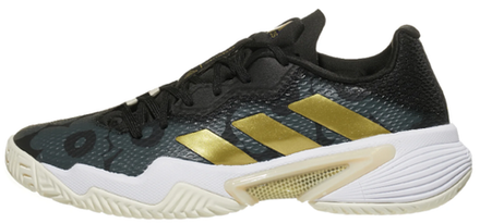 Женские Кроссовки теннисные Adidas Barricade W - core black/gold metallic/carbon