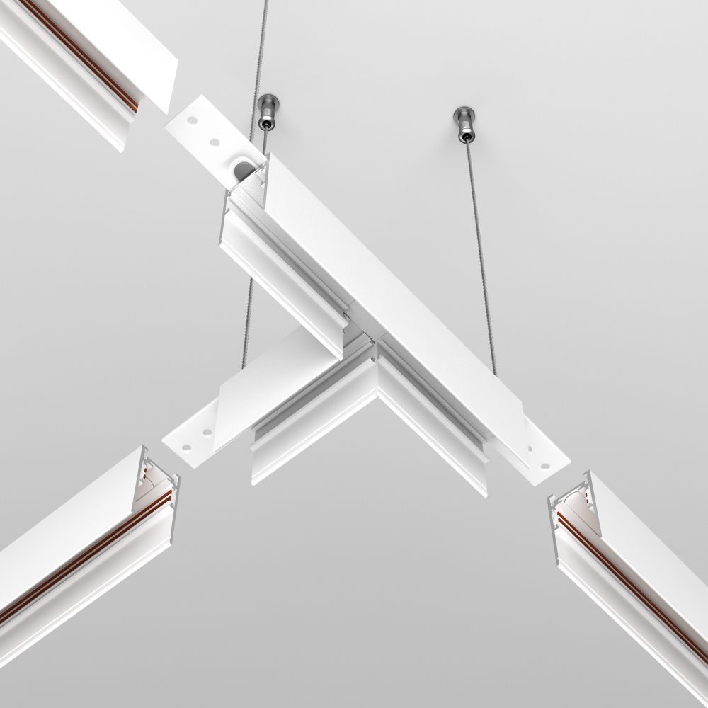 Коннектор Т-образный для накладного магнитного шинопровода Maytoni Exility TRA034CT-41W