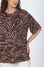 Футболка Кутюр Виотекс ЗЕБРА КОРИЧНЕВАЯ