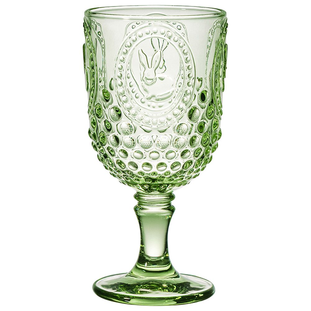 НАБОР БОКАЛОВ ДЛЯ ВИНА "SUNDAY" GREEN 4 ШТ/280 МЛ