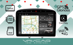 Магнитола для Peugeot 408 2012-2022 - Vaycar VA59-0084-2K на Android 13, 8-ядер, 2K QLED, ТОП процессор, CarPlay, 4G SIM-слот