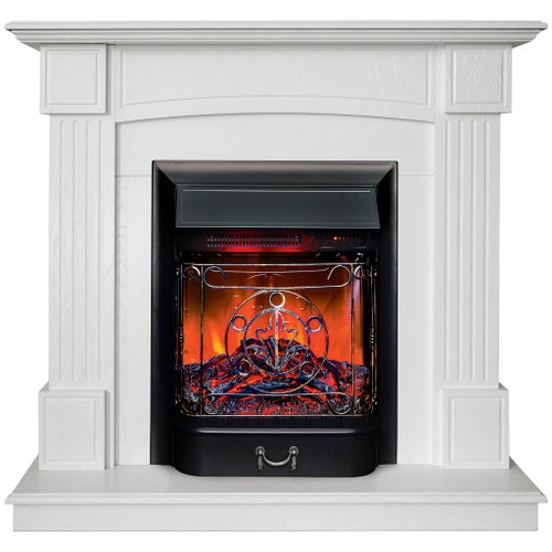 Каминокомплект Real Flame Andrea WT с очагом Majestic Lux Black RC