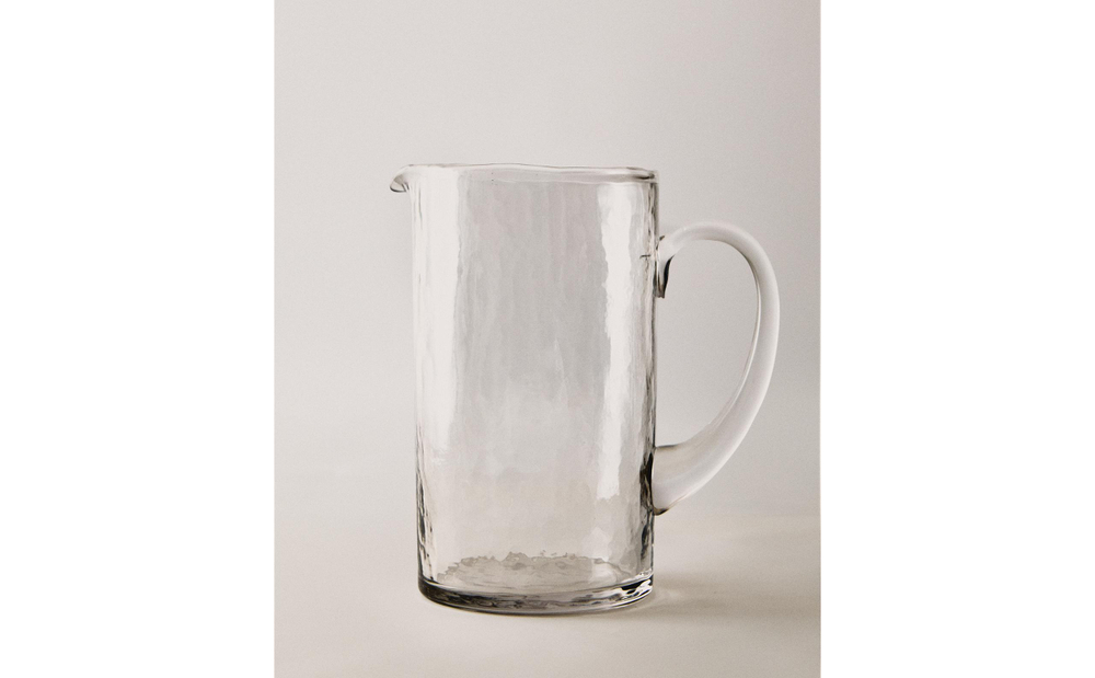Zara Home кувшин из стекла, цвет прозрачный, 19.5 см