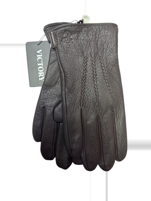 Перчатки. Мужские. Материал верха: Кожа оленя. Подклад: Трикотаж-шерсть. 10 шт в упаковке.