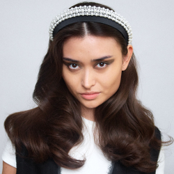 Кокошник XS с жемчугом в три ряда