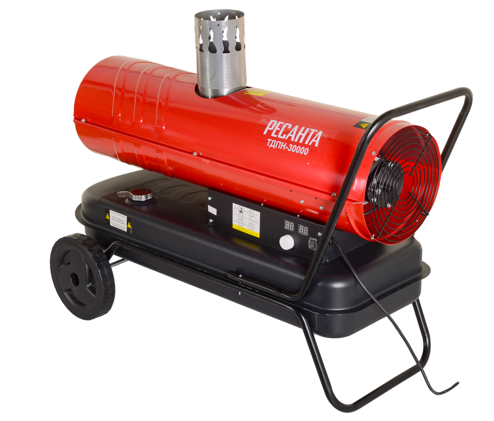 Тепловая пушка дизельная РЕСАНТА ТДПН-30000 - непрямого нагрева / 30 кВт