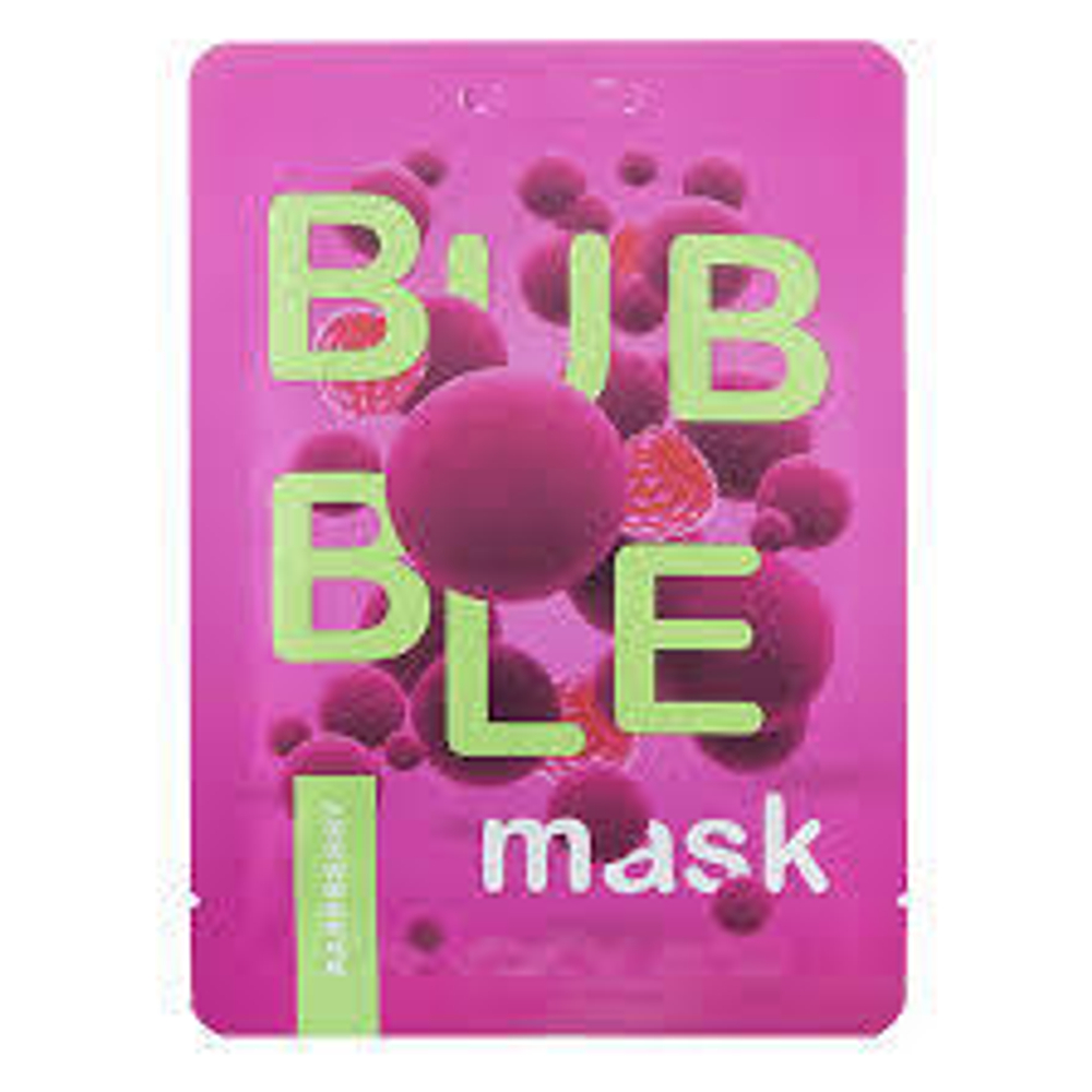 Маска для лица Пузырьковая Raspberry Bubble Mask малина