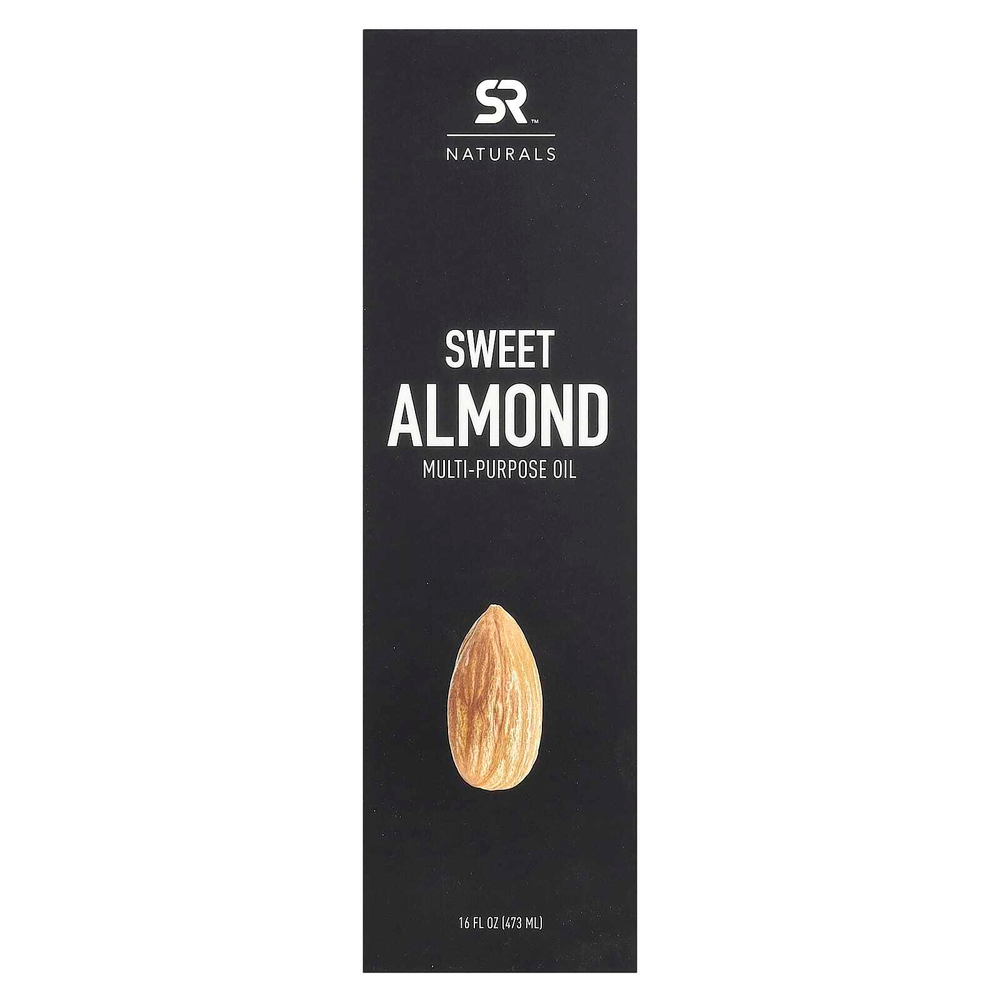 Sports Research, Многоцелевое масло сладкого миндаля, 16 ж. унц. (473 мл)