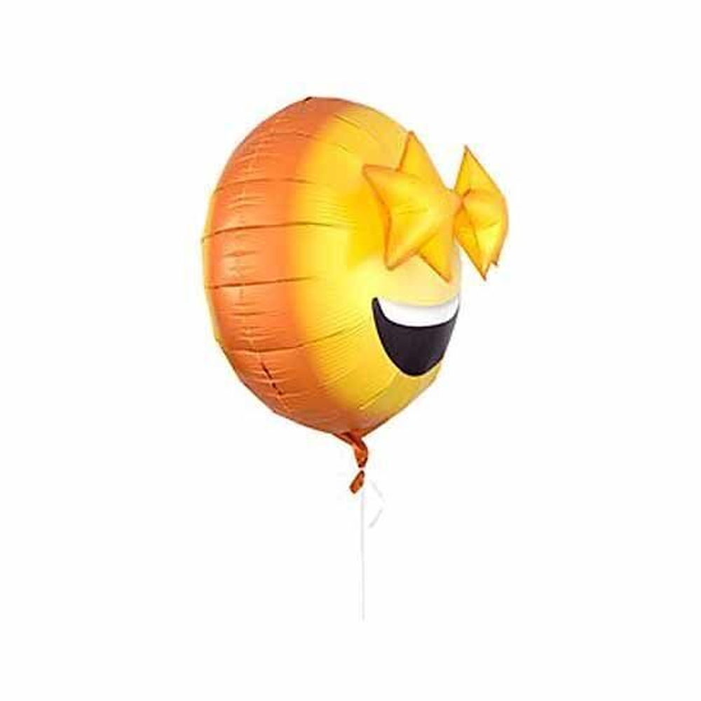 Шар фигура "Эмоции Смайлик Сердца" 3d