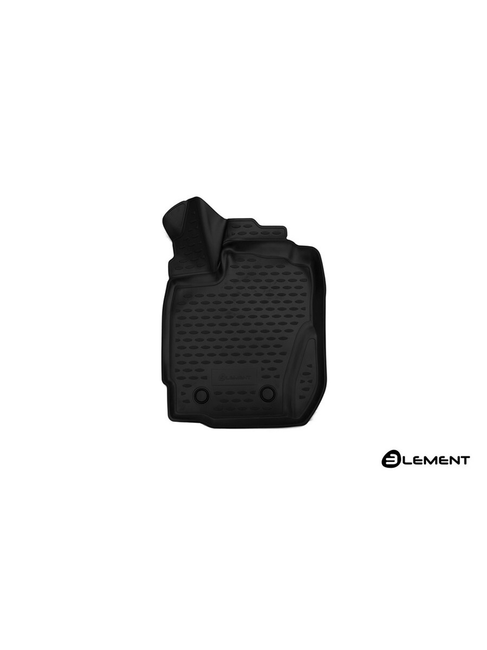 Коврики в салон для RENAULT Duster (Ip), 2015-2021, с ручкой для дистанционного открытия лючка бензобака, передний левый, 1 шт. (полиурета ELEMENT3D4140210KFL