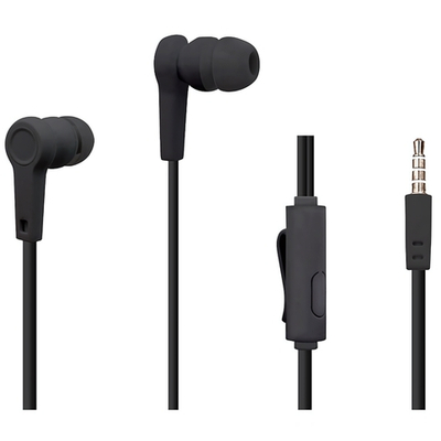 Наушники WALKER H330, микрофон, кнопка ответа, черные